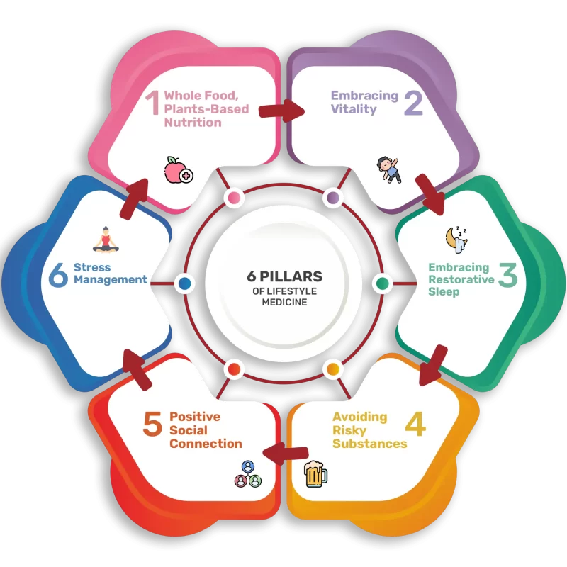 six pillars of lifestyle medicine six pillars of lifestyle medicine